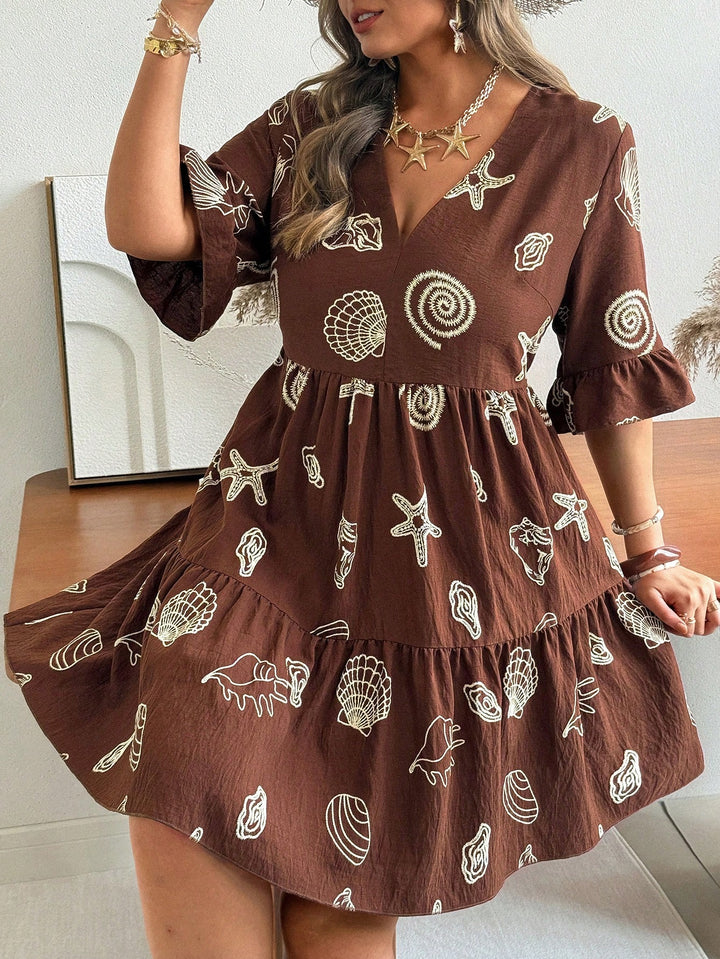 Rochie SHEIN, maro