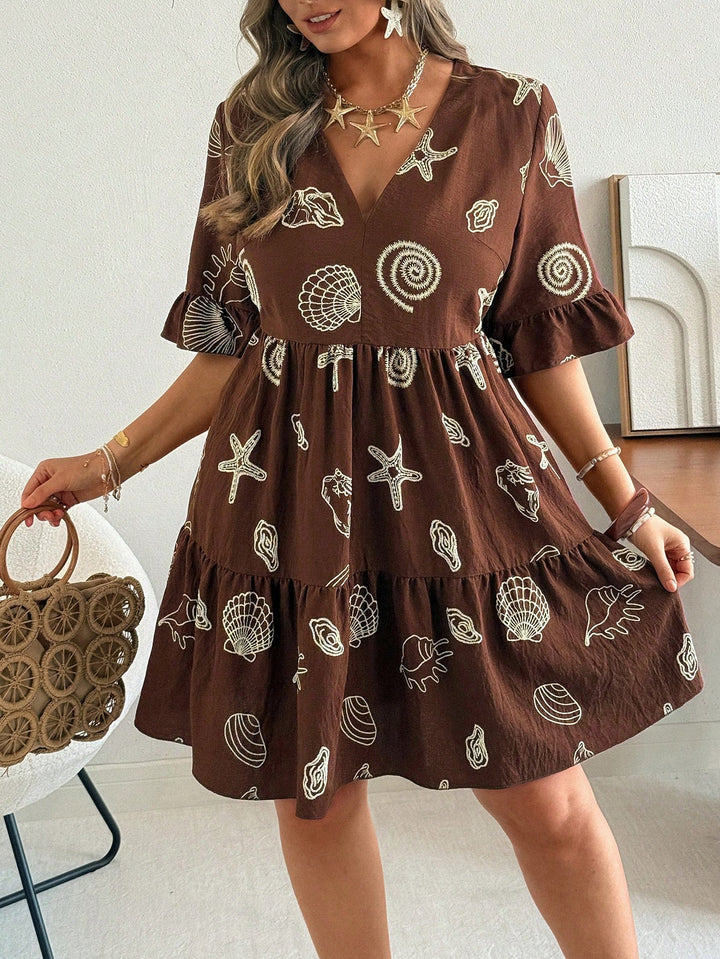 Rochie SHEIN, maro