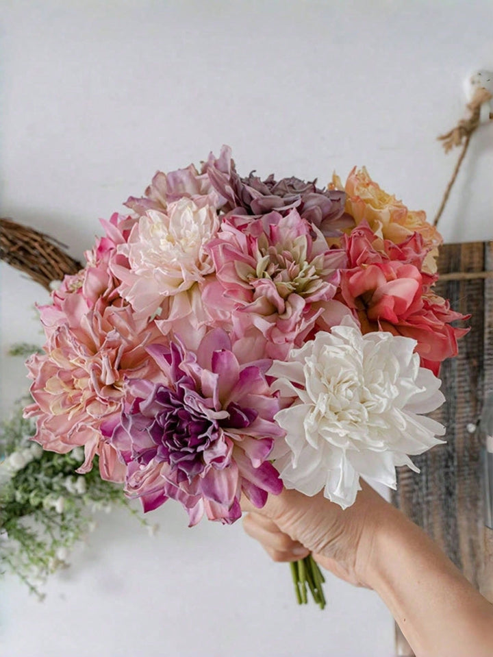 Floari artificiale SHEIN, mix culori