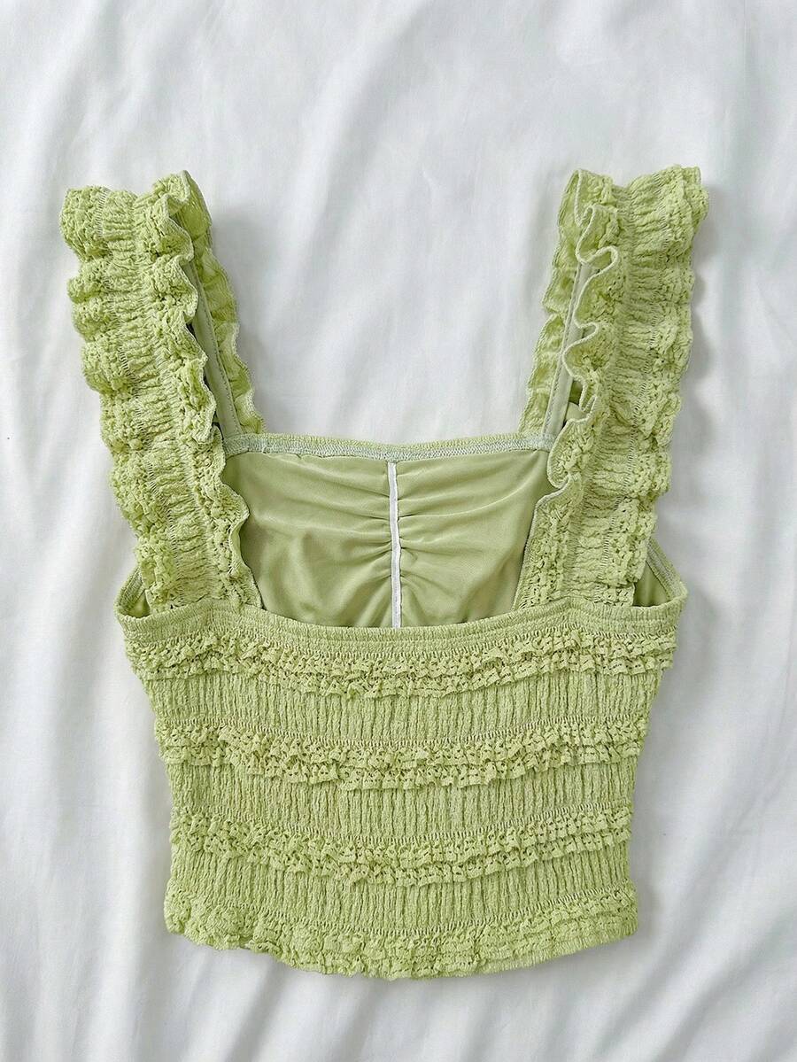Top SHEIN, verde