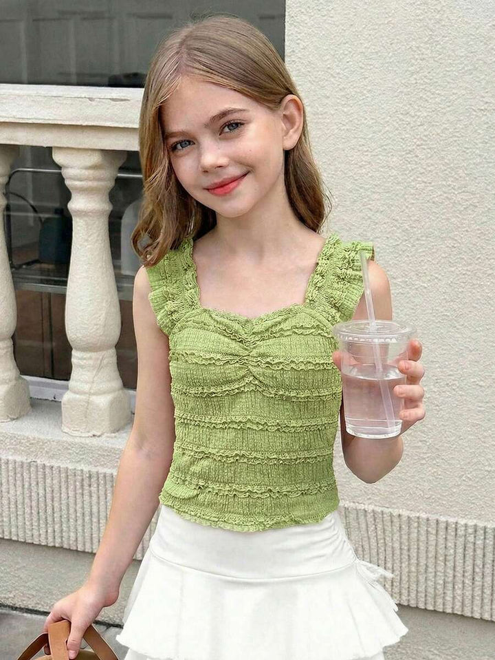 Top SHEIN, verde
