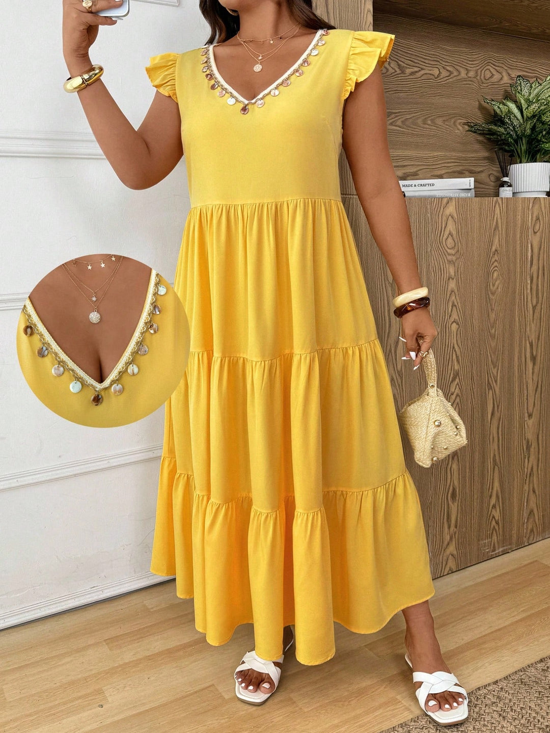 Rochie SHEIN, galben