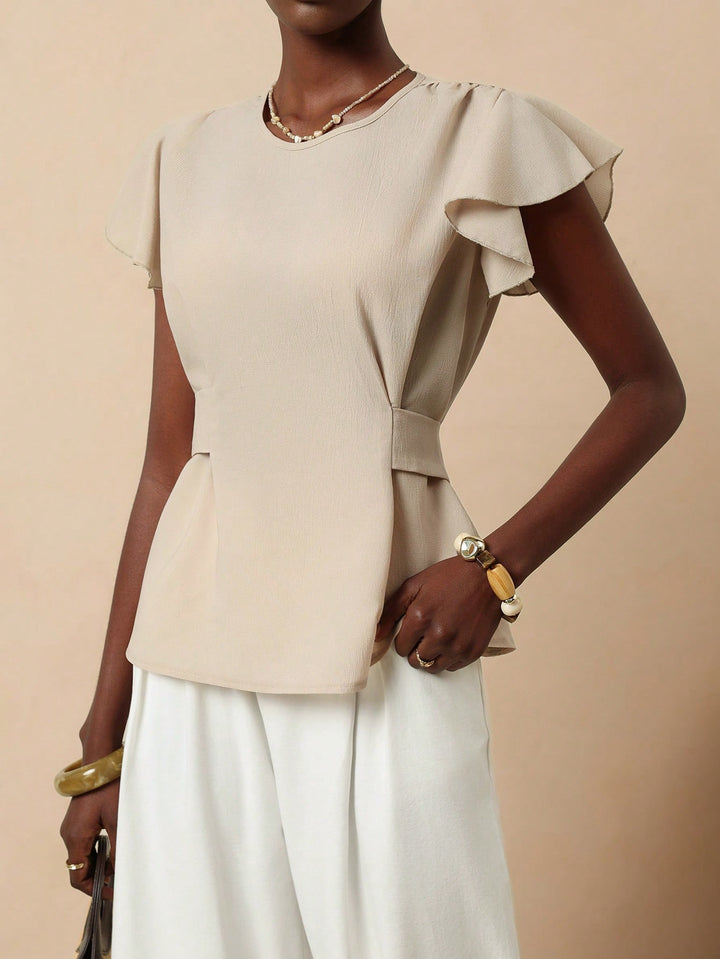 SHEIN blúz, khaki