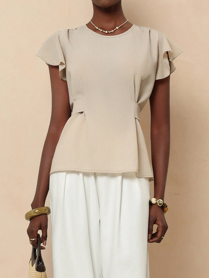 SHEIN blúz, khaki