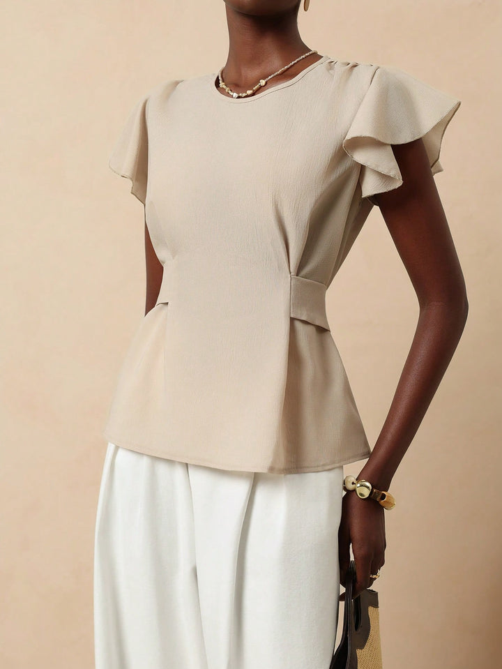 SHEIN blúz, khaki