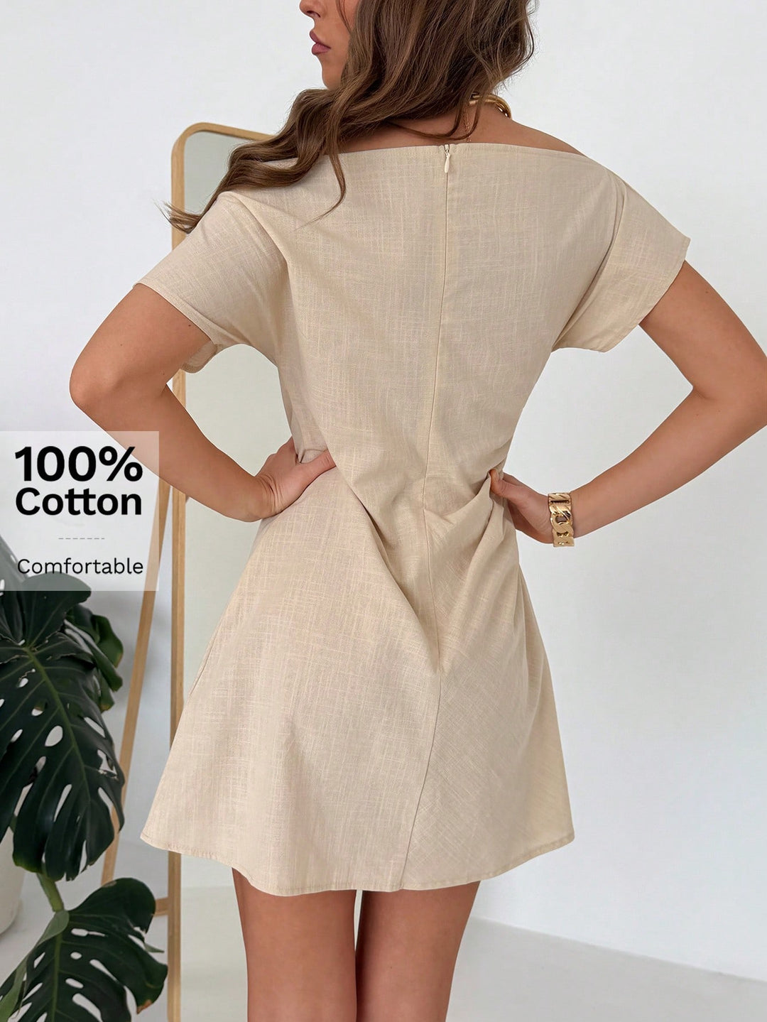 Rochie mini SHEIN, portocaliu