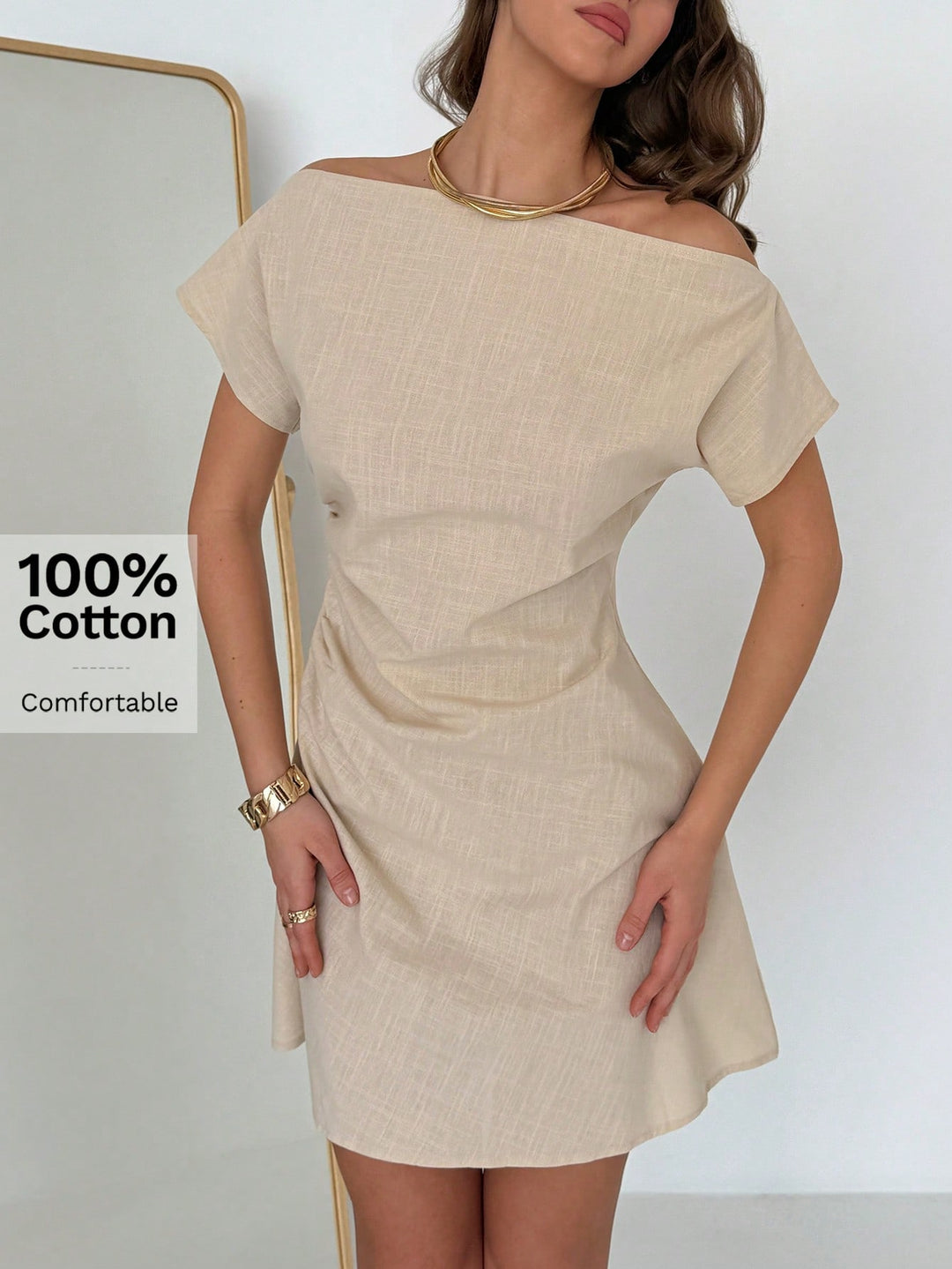 Rochie mini SHEIN, portocaliu