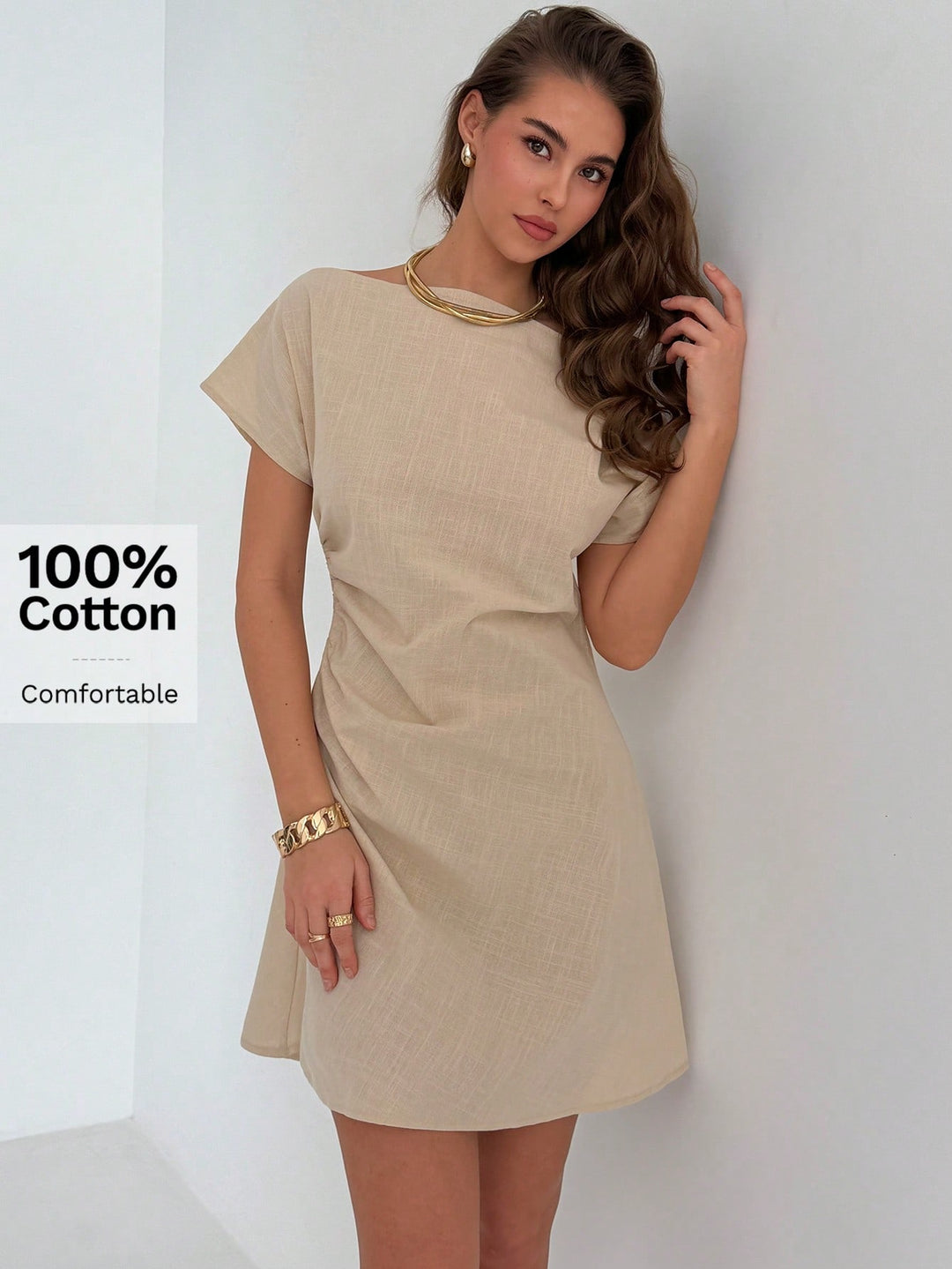 Rochie mini SHEIN, portocaliu
