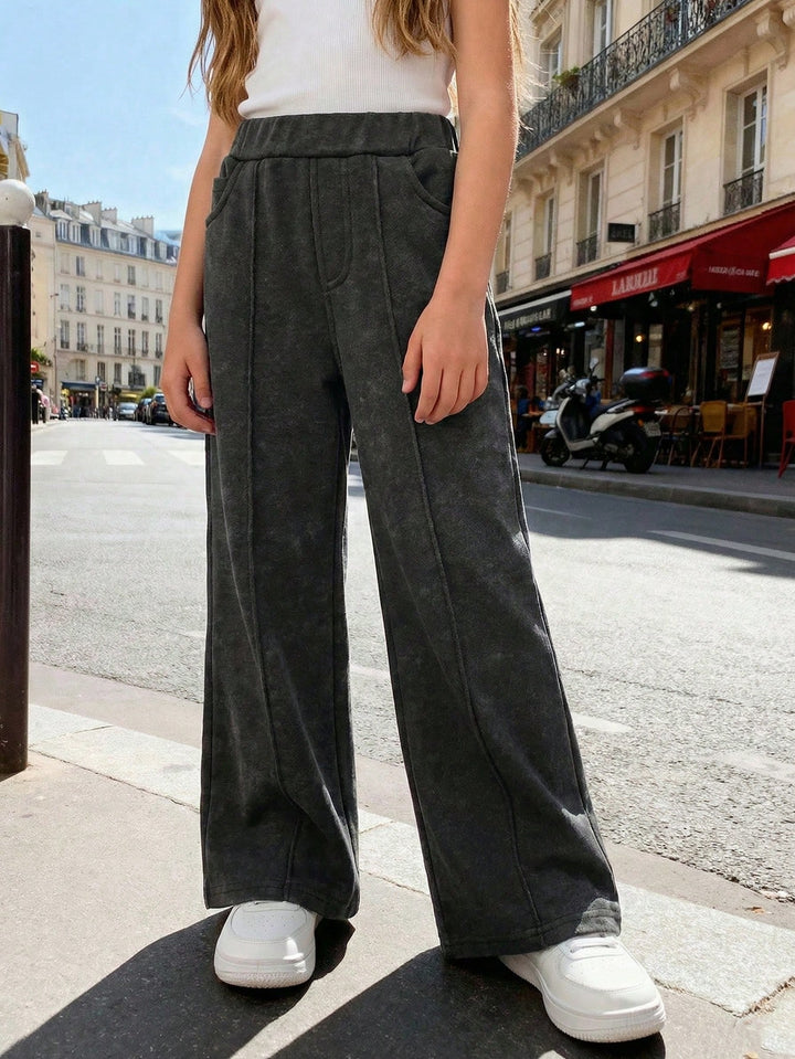 Pantaloni SHEIN, negru