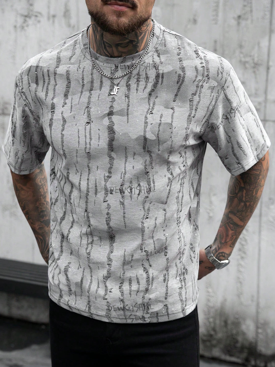Tricou SHEIN, gri