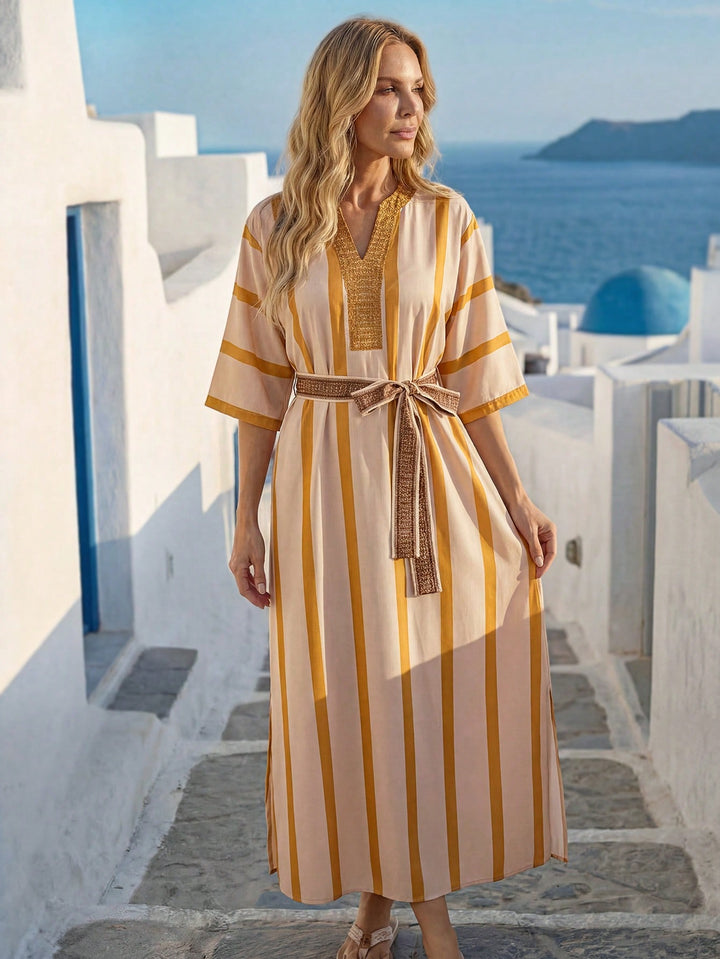 Rochie maxi SHEIN, mix culori