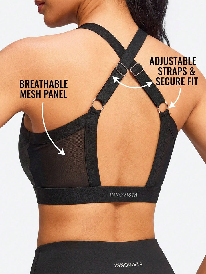 Bustieră sport SHEIN, negru