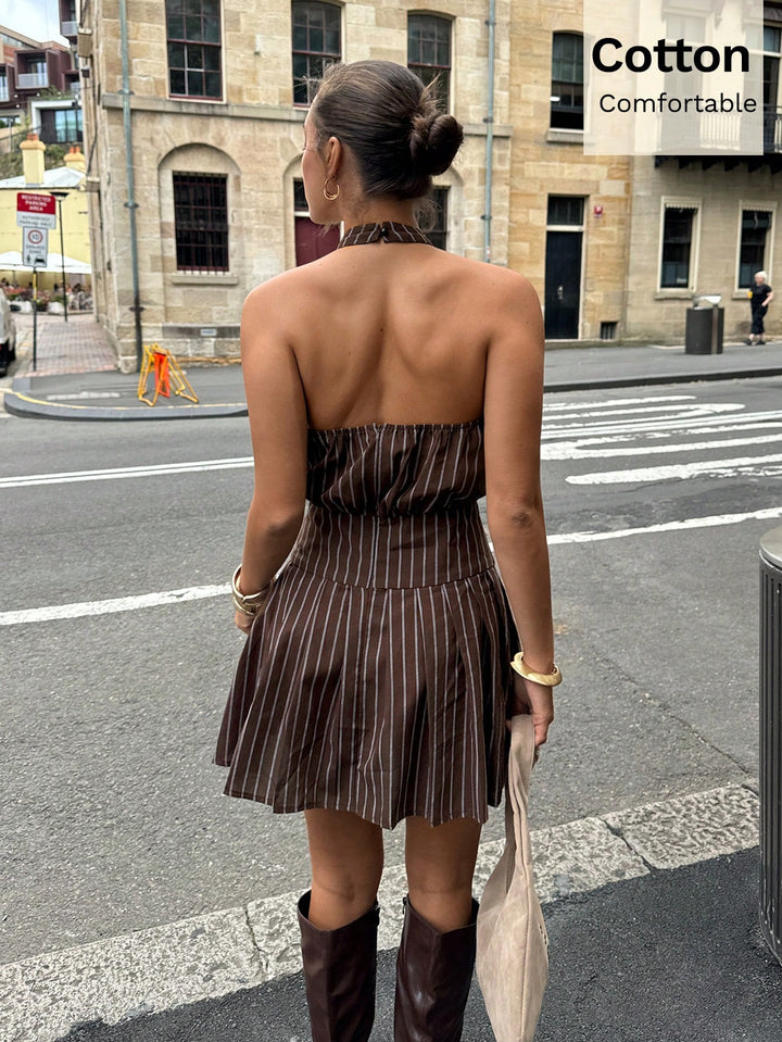 Rochie scurtă SHEIN, maro