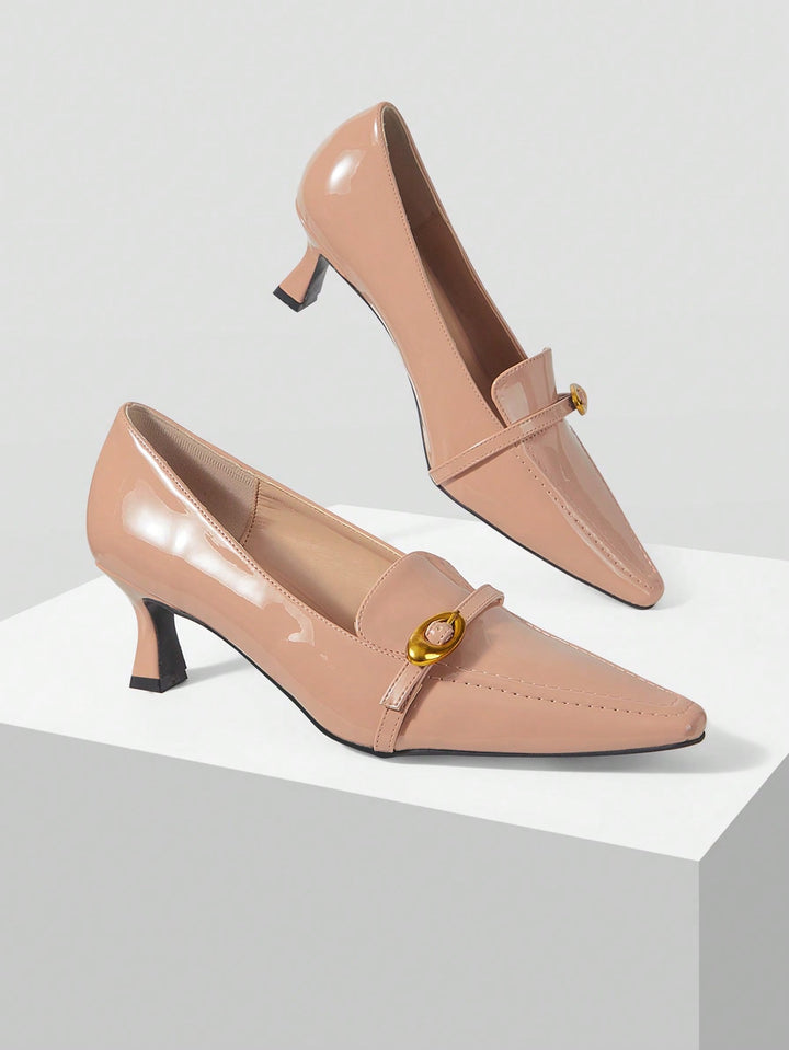 Pantofi cu toc SHEIN, roz