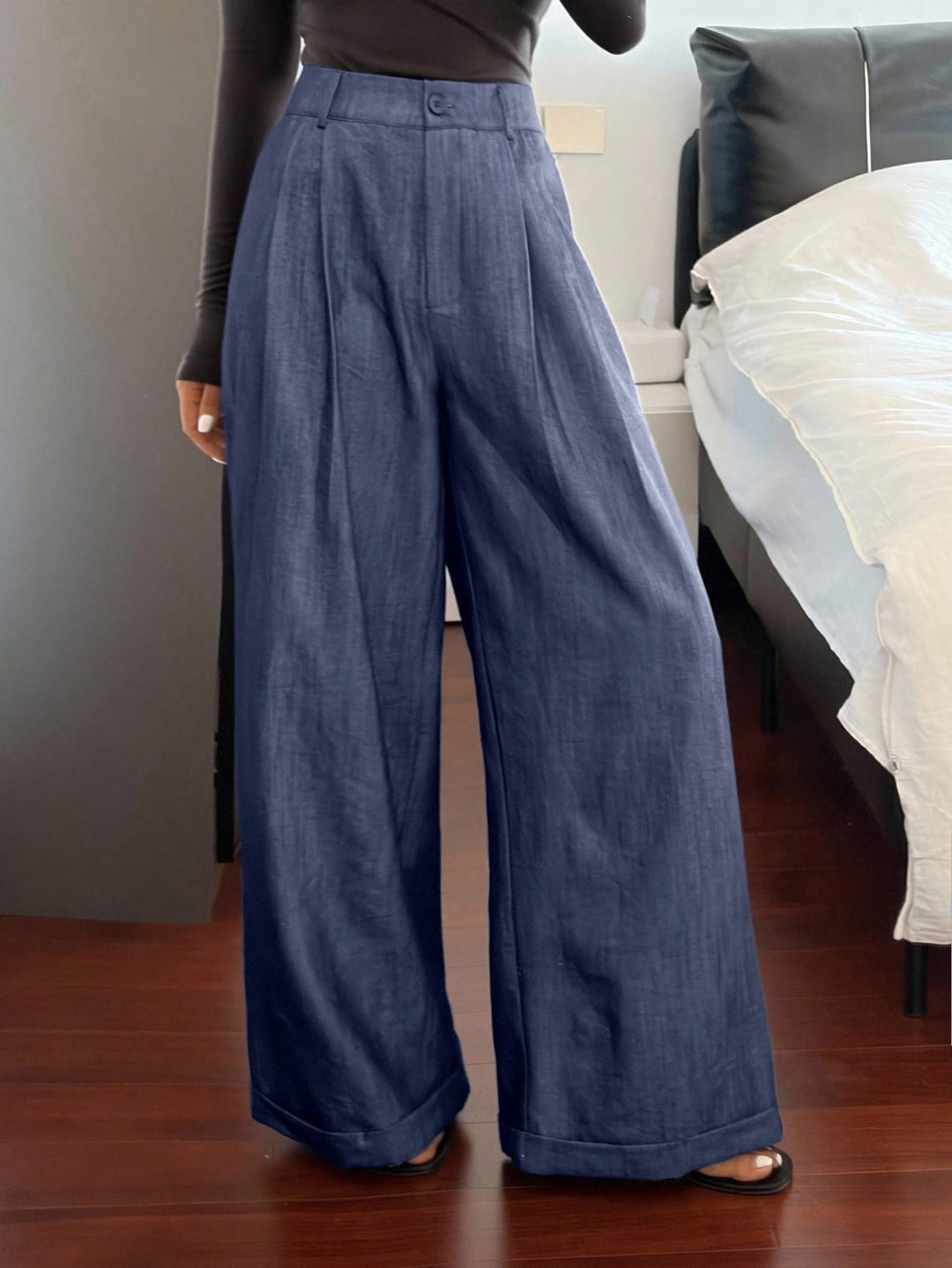 Pantalon SHEIN, albastru