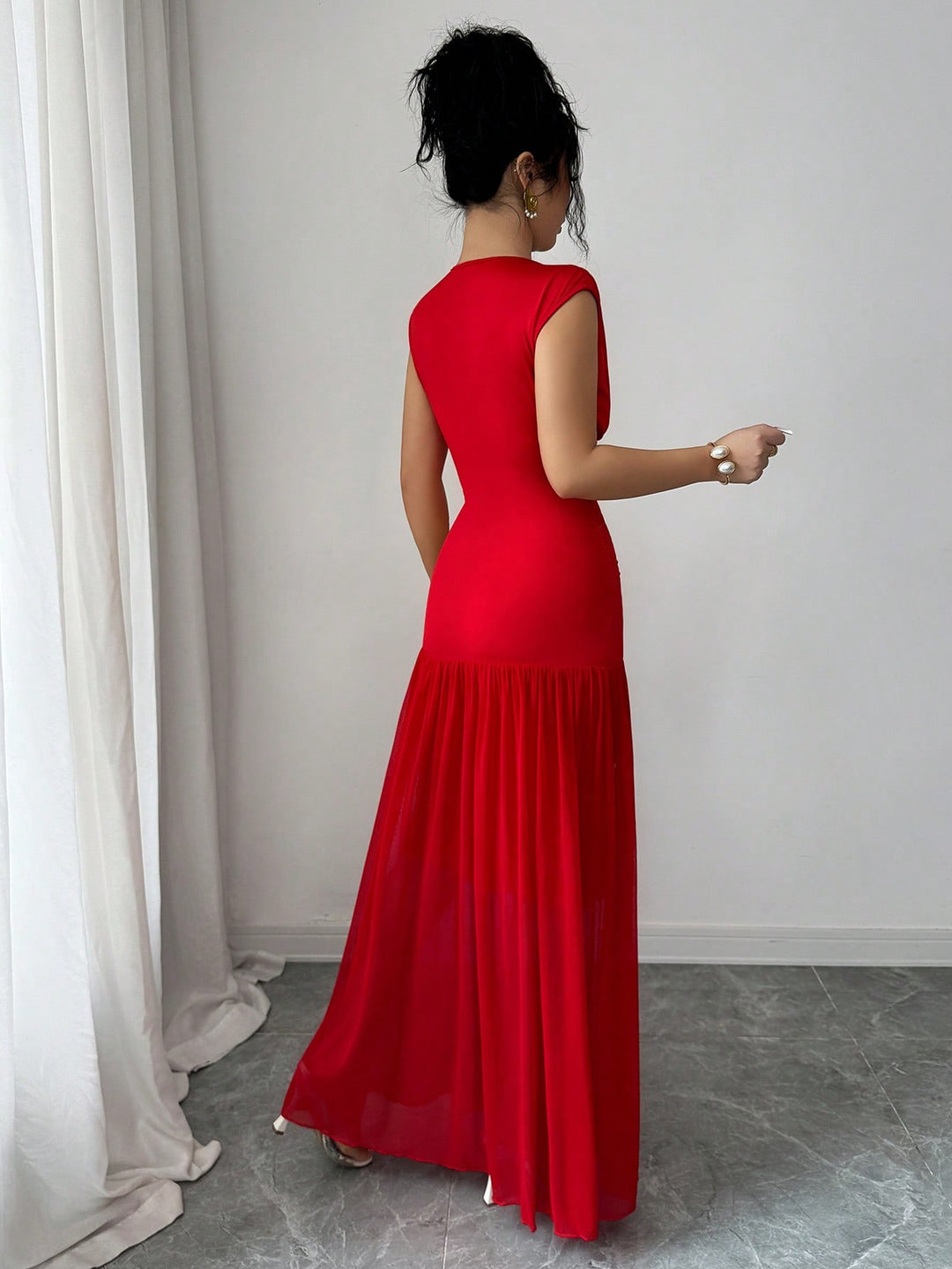 Rochie maxi SHEIN, roșu