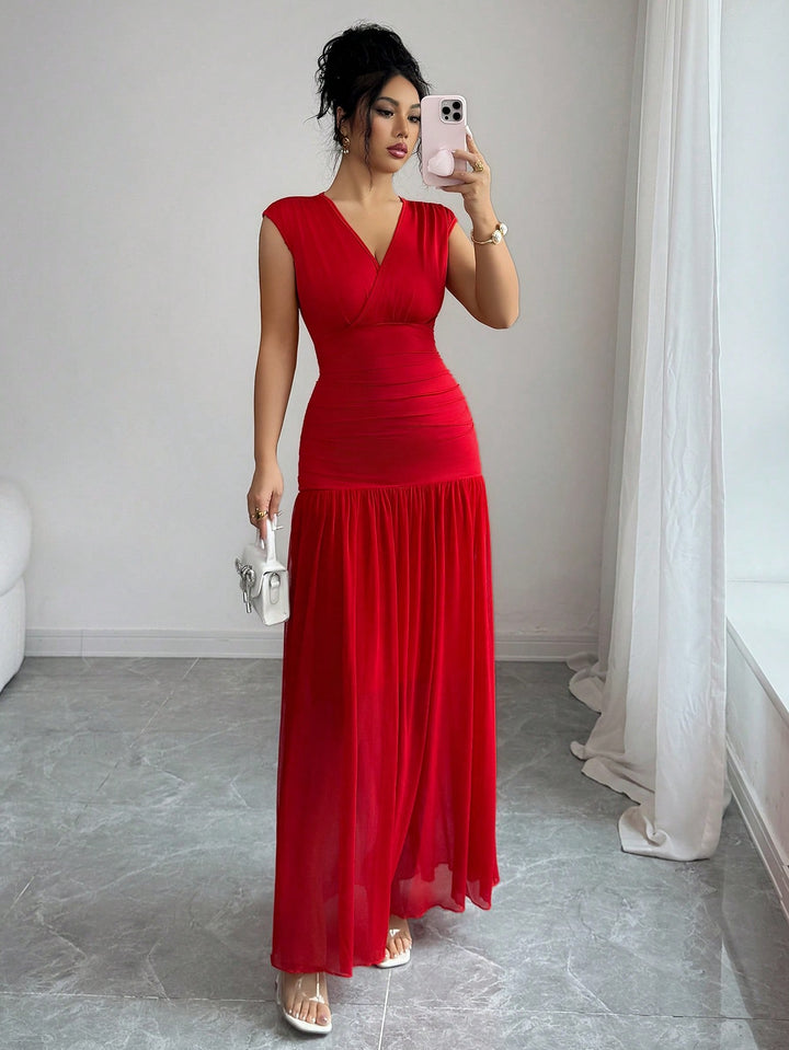 Rochie maxi SHEIN, roșu