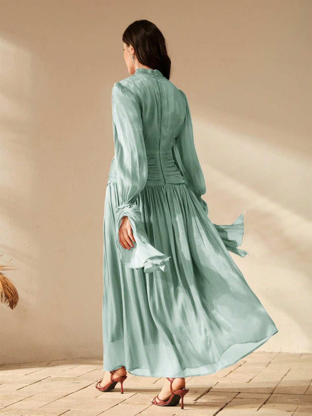 Rochie maxi SHEIN, albastru