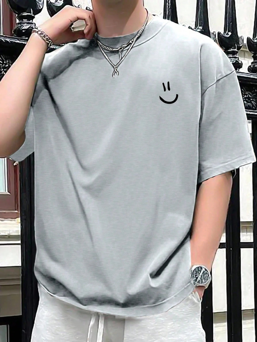 Tricou SHEIN, gri