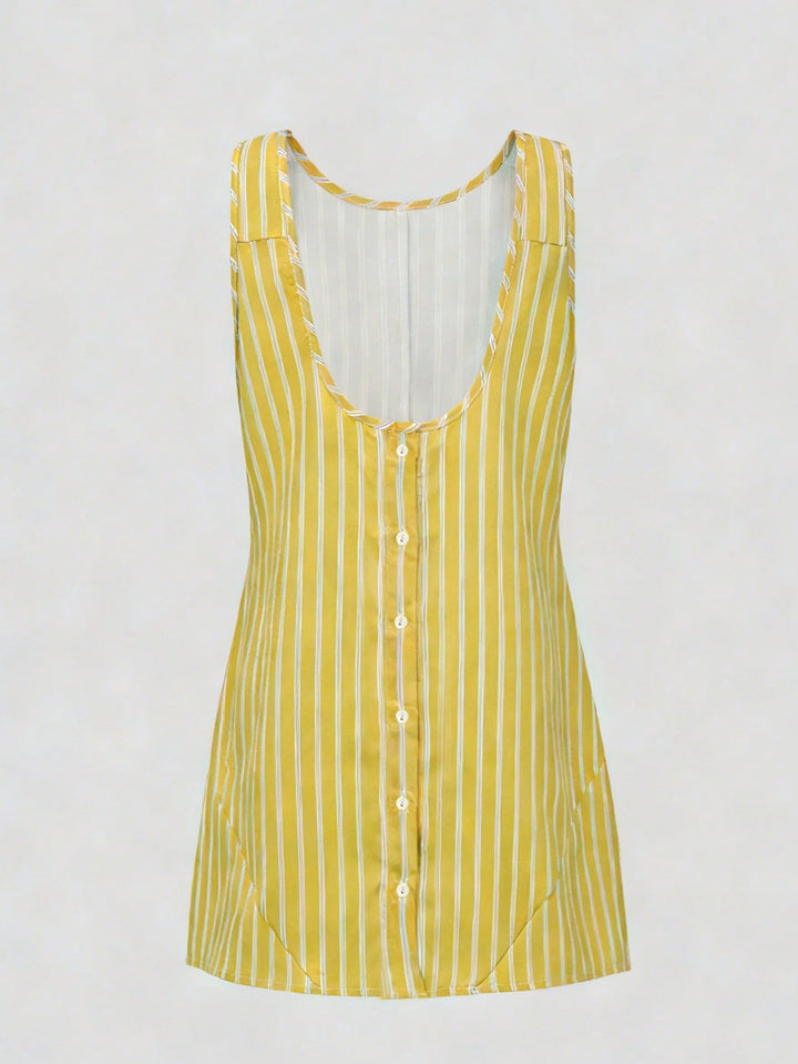 Rochie scurtă SHEIN, galben