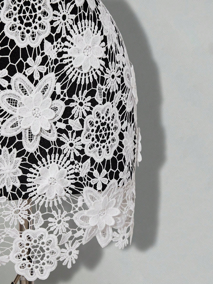 Rochie mini SHEIN, alb