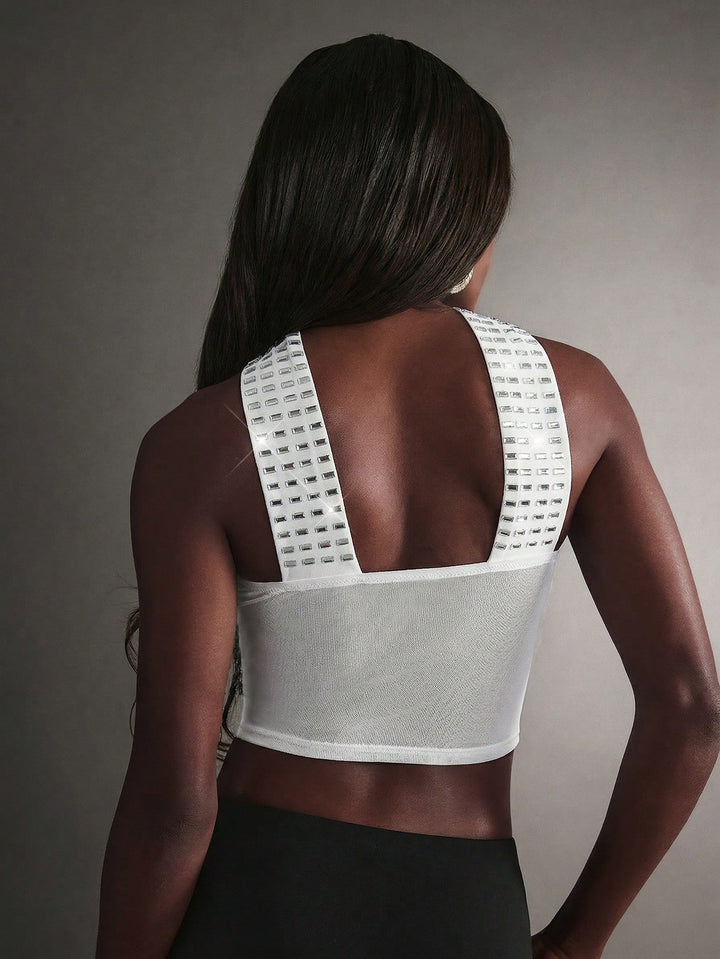 Top SHEIN, alb