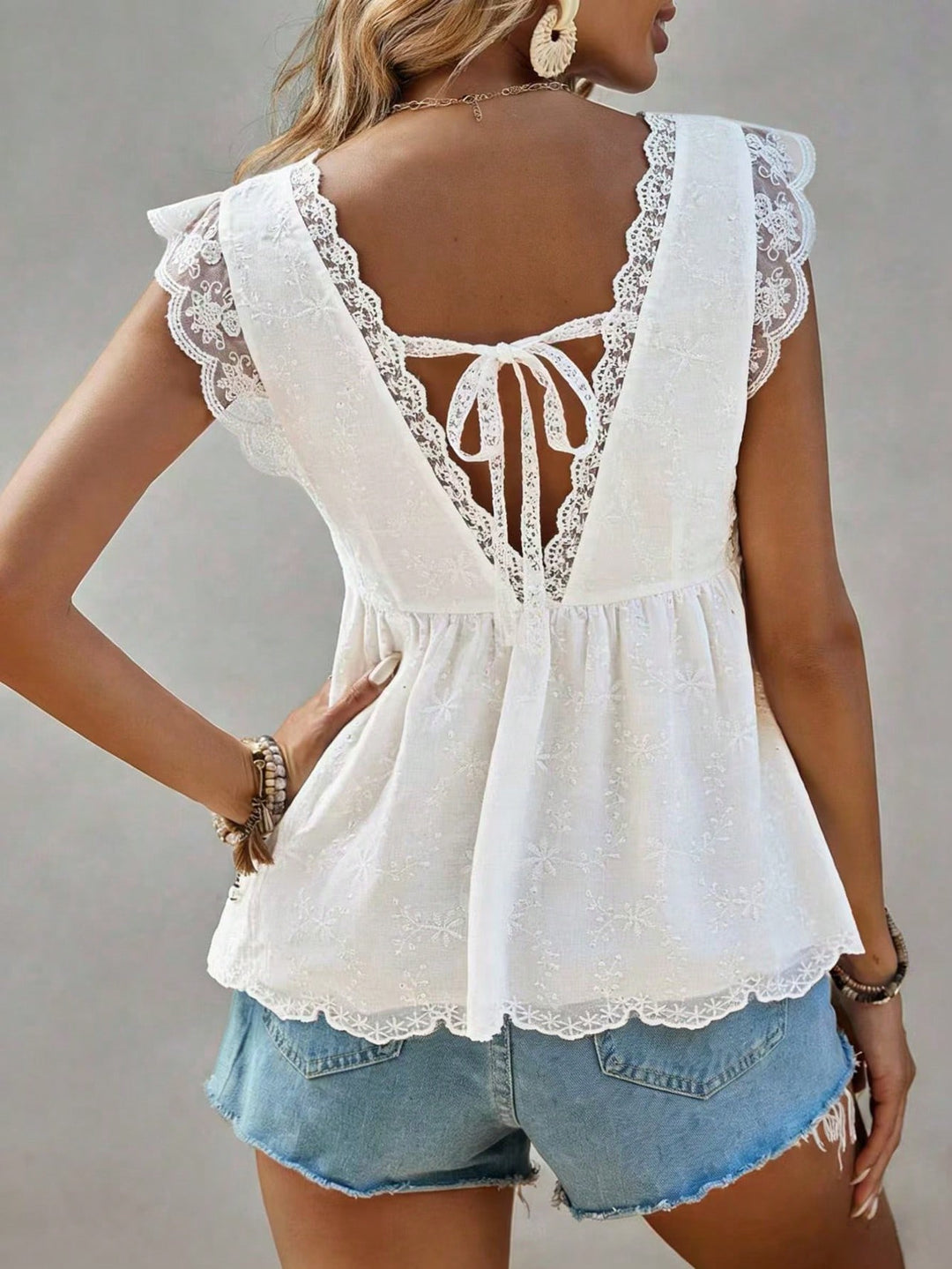 Top SHEIN, alb