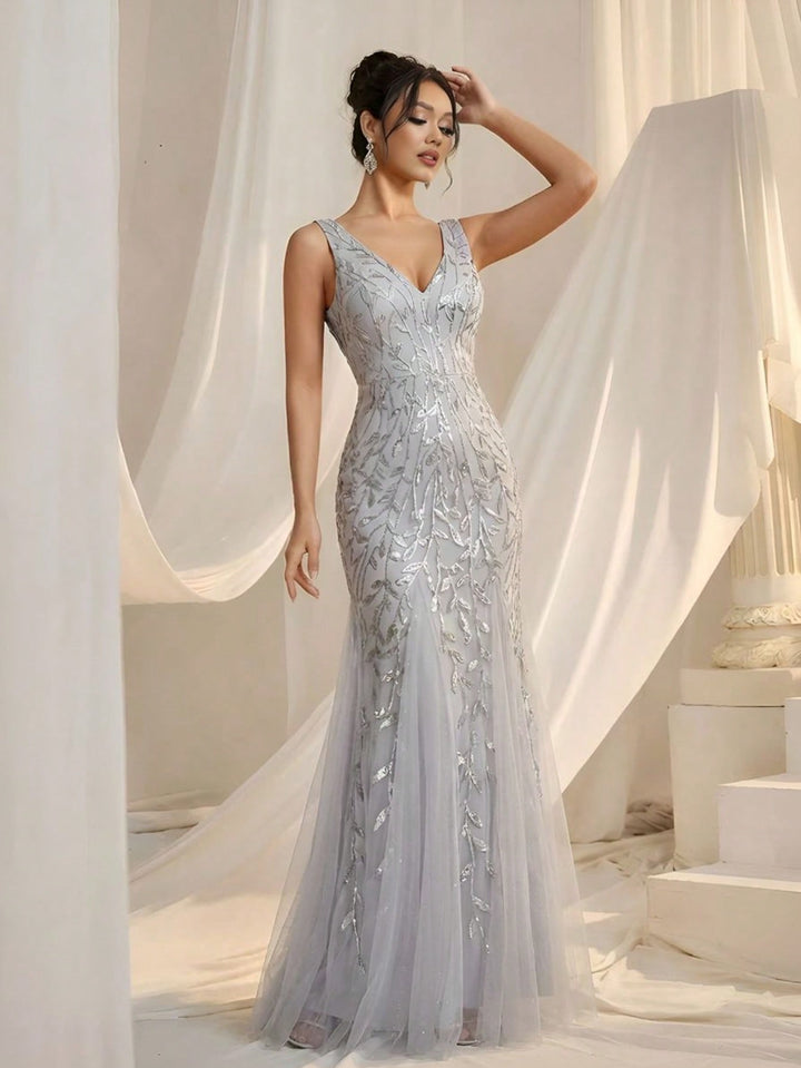 Rochie SHEIN, argintiu