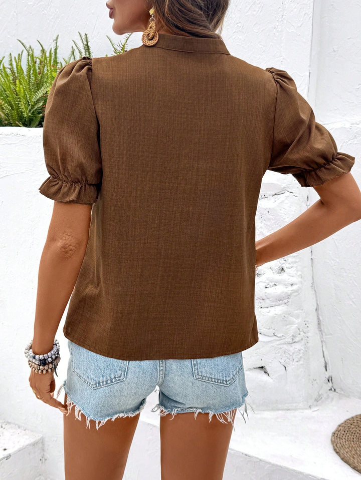 SHEIN blúz, barna