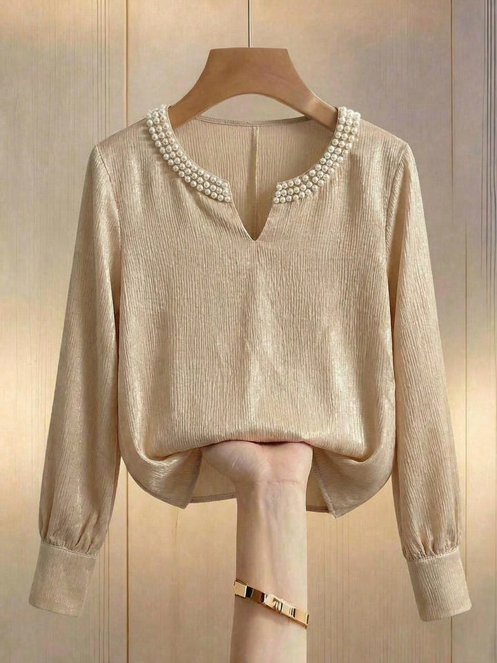 Top SHEIN, kaki