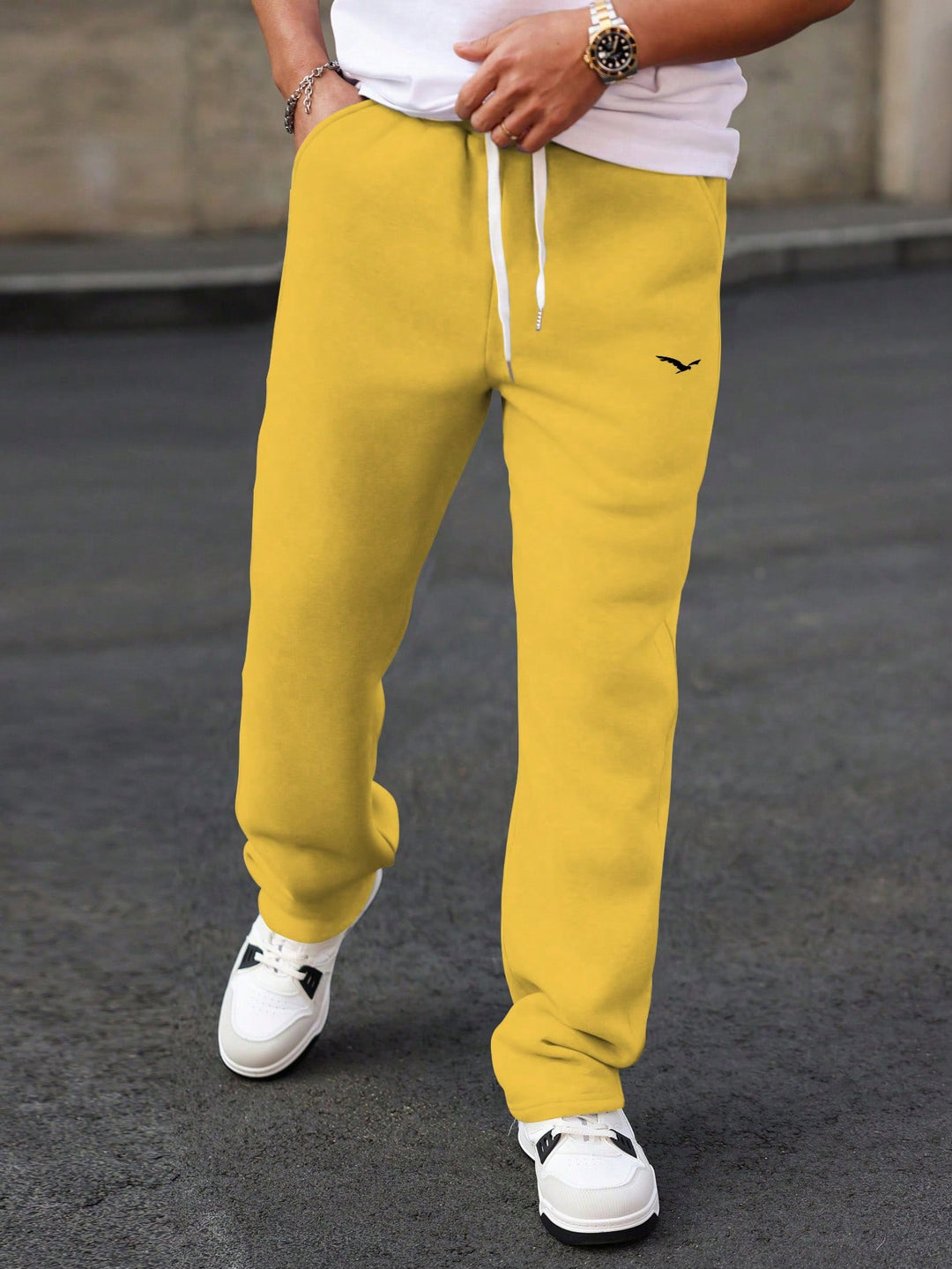 Pantaloni SHEIN, galben
