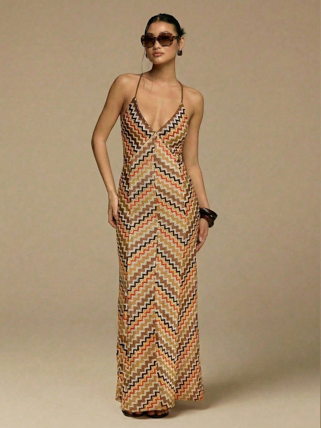 Rochie maxi SHEIN, mix culori