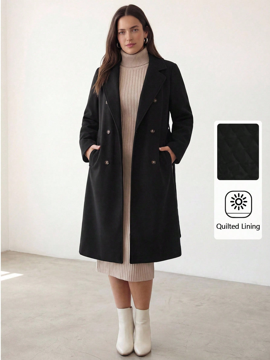 Palton SHEIN, negru