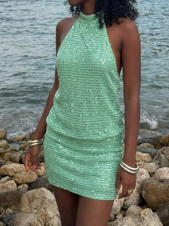 Rochie mini SHEIN, verde