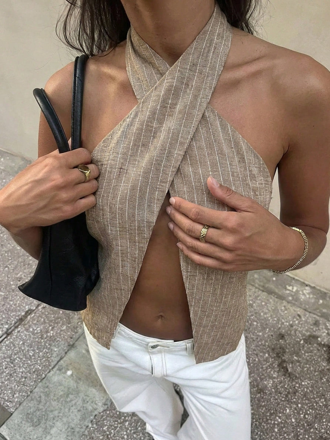 Top SHEIN, bej