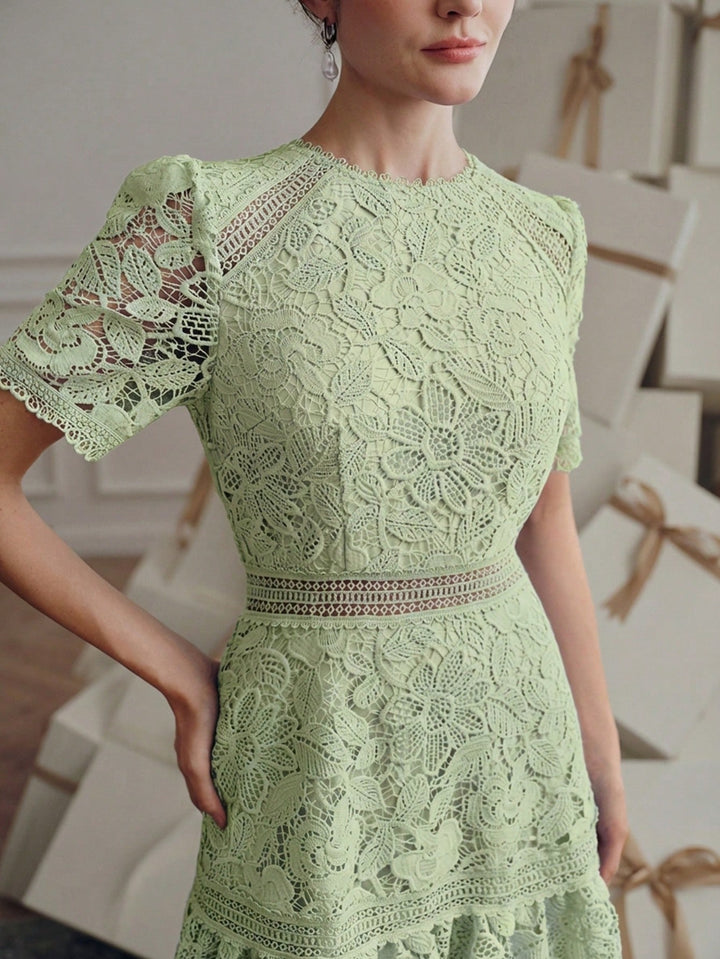 Rochie midi SHEIN, verde