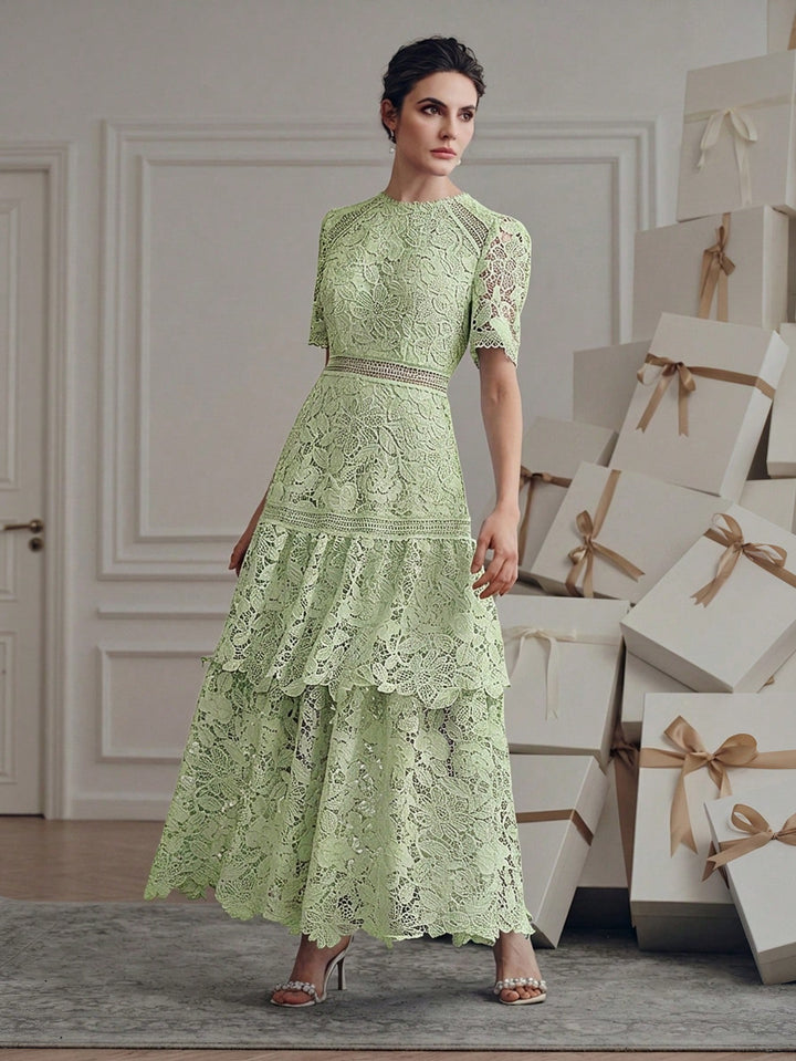 Rochie midi SHEIN, verde