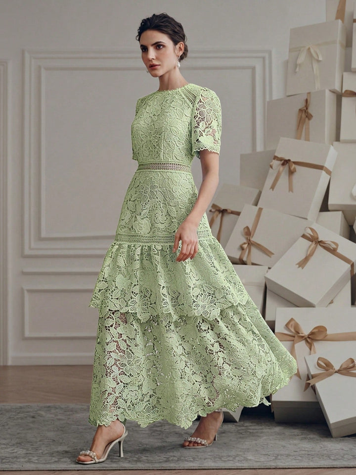 Rochie midi SHEIN, verde