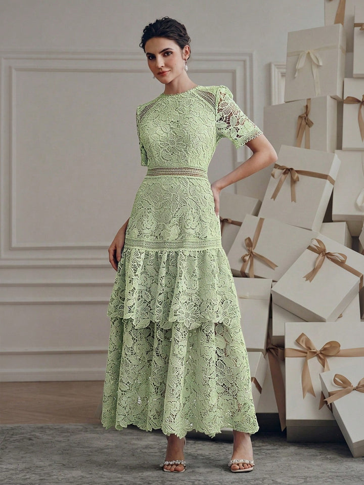 Rochie midi SHEIN, verde