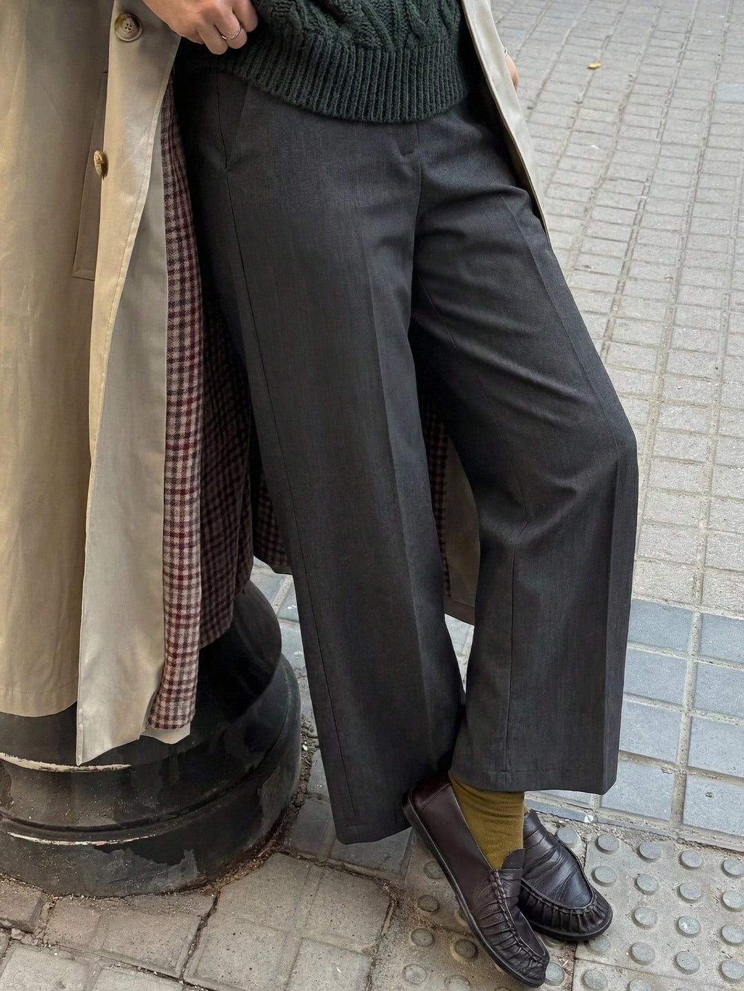 Pantalon SHEIN, gri