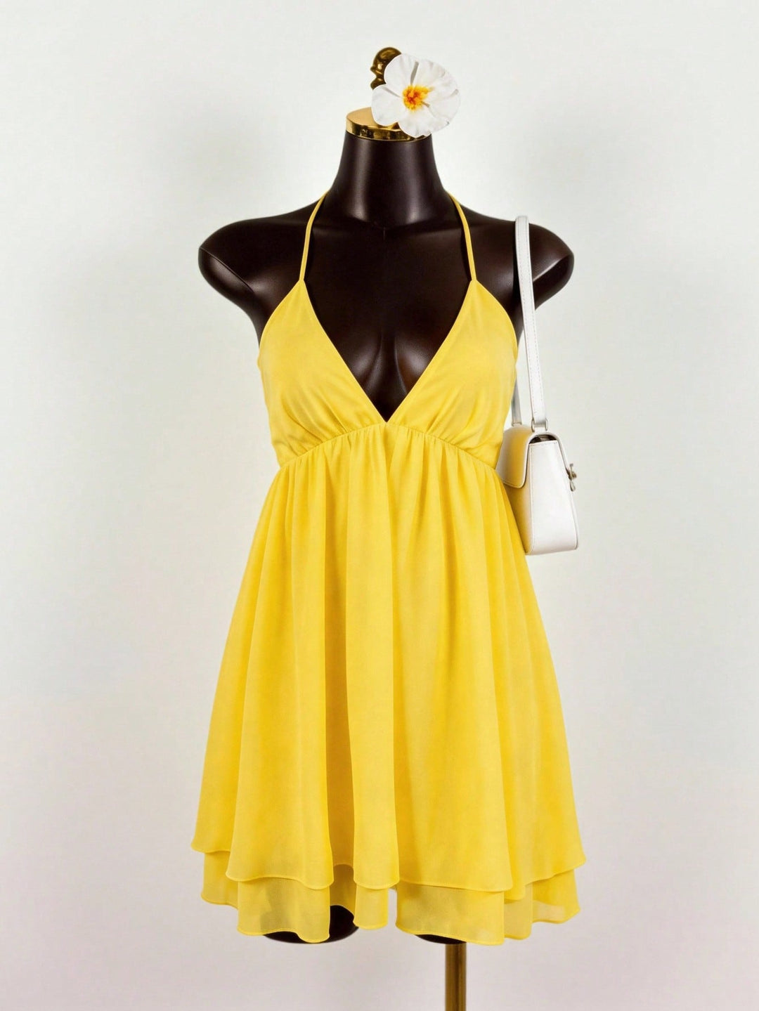 Rochie scurtă SHEIN, galben