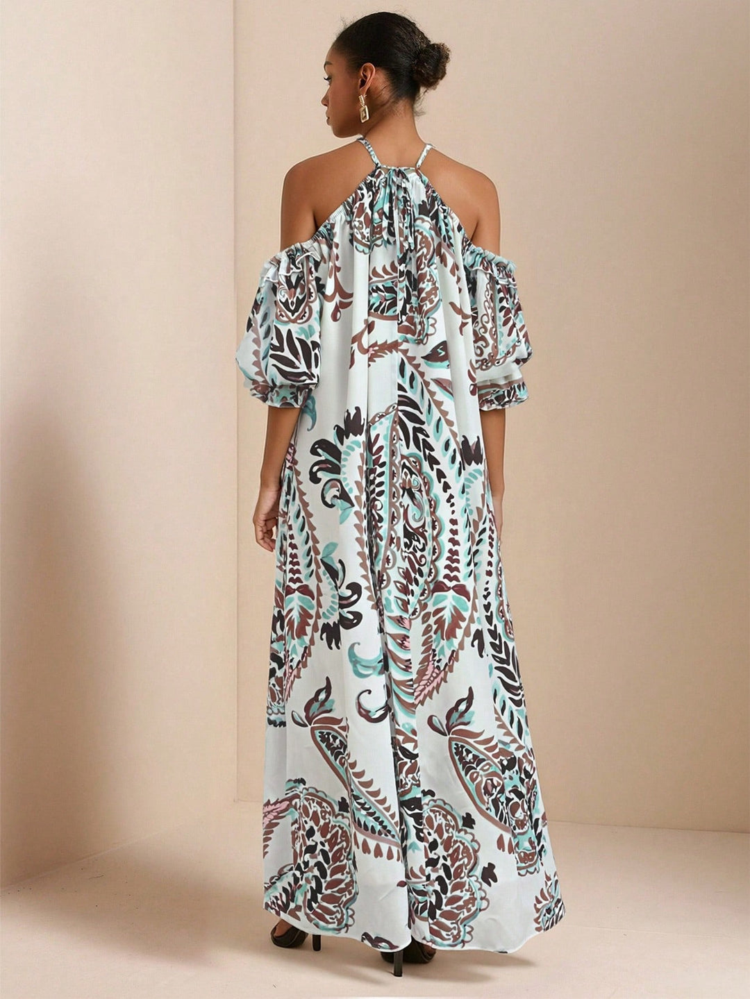 Rochie maxi SHEIN, mix culori