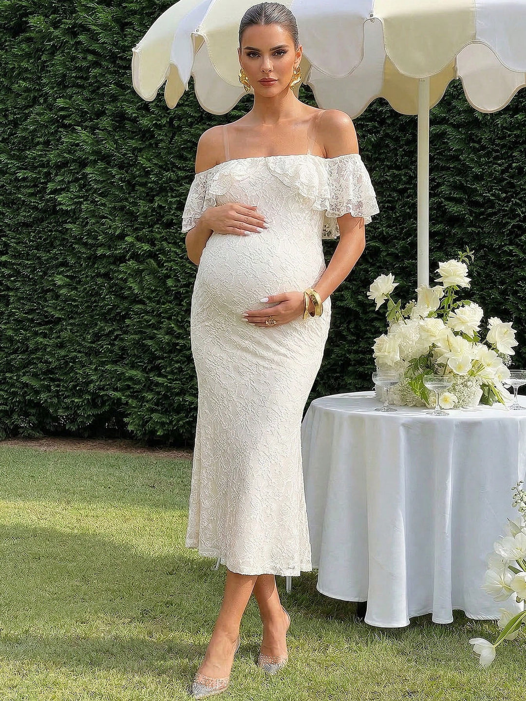 Rochie SHEIN, alb