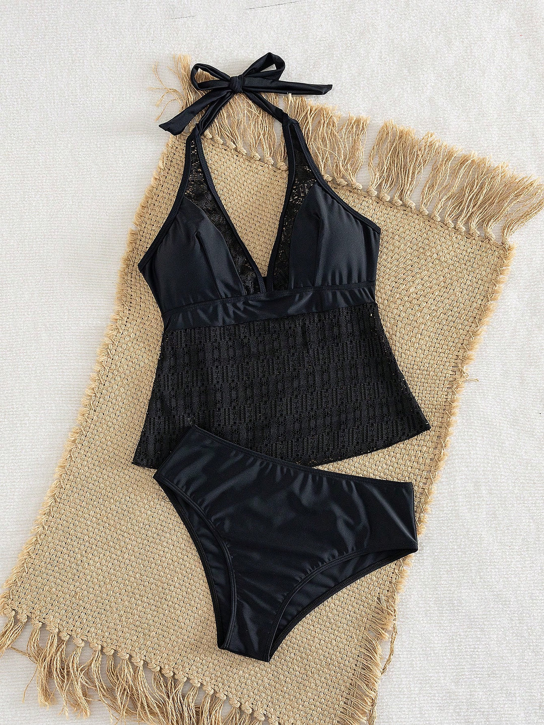 Costum de baie SHEIN, negru