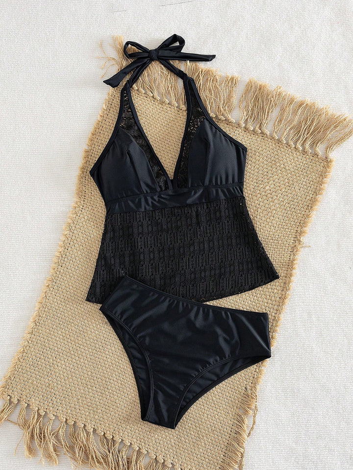 Costum de baie SHEIN, negru