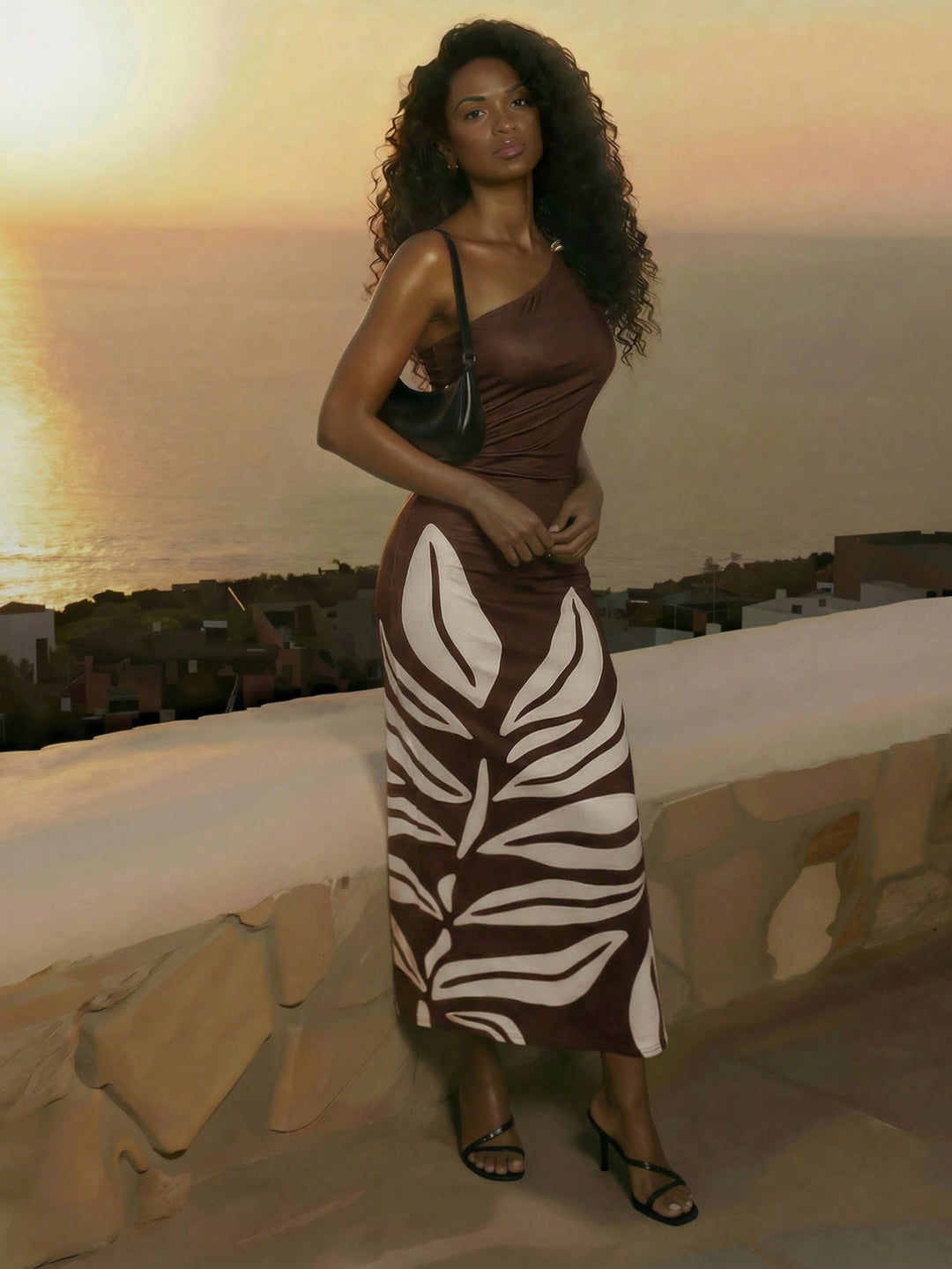 Rochie maxi SHEIN, mix culori