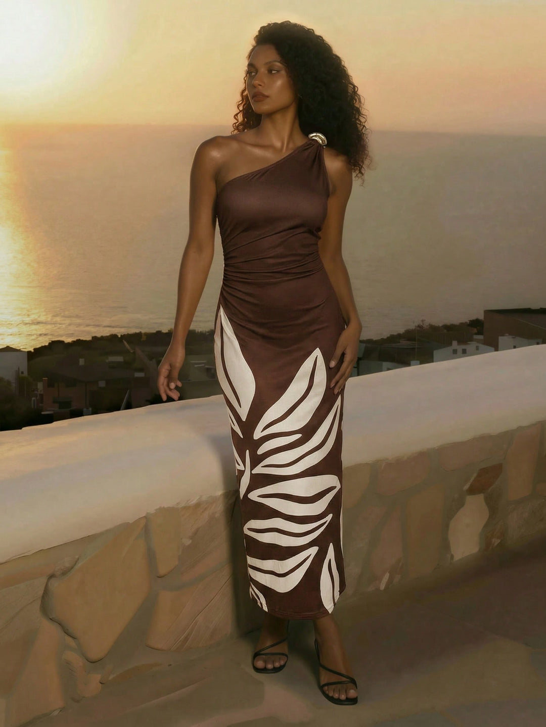 Rochie maxi SHEIN, mix culori