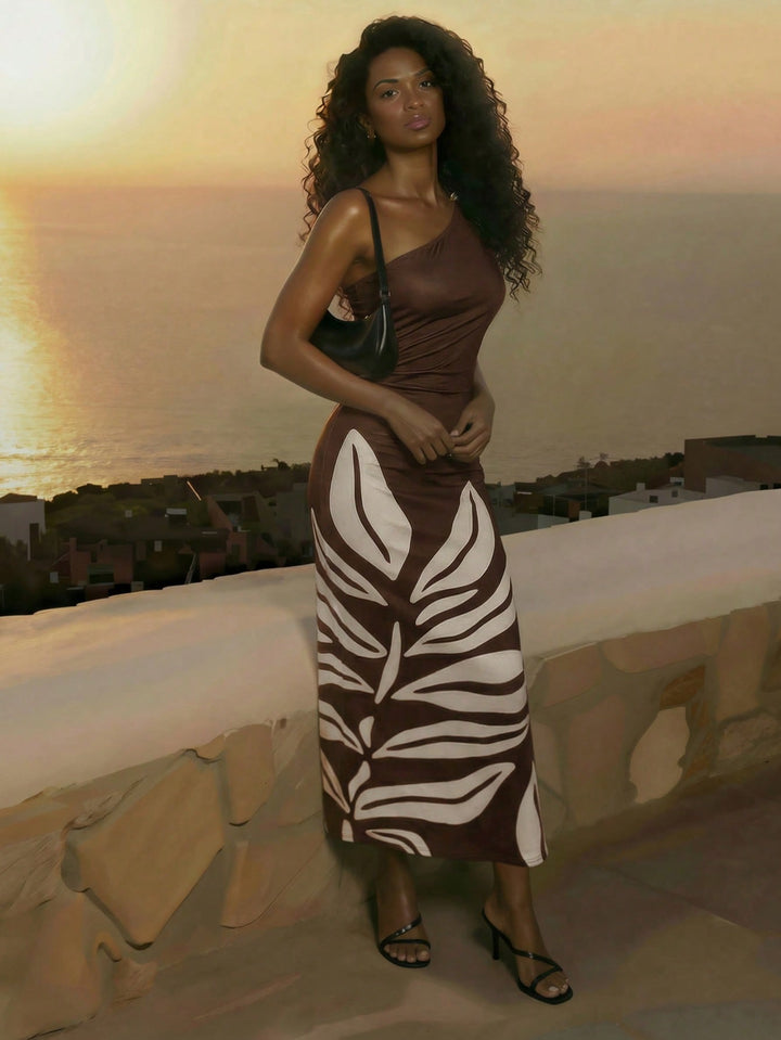 Rochie maxi SHEIN, mix culori