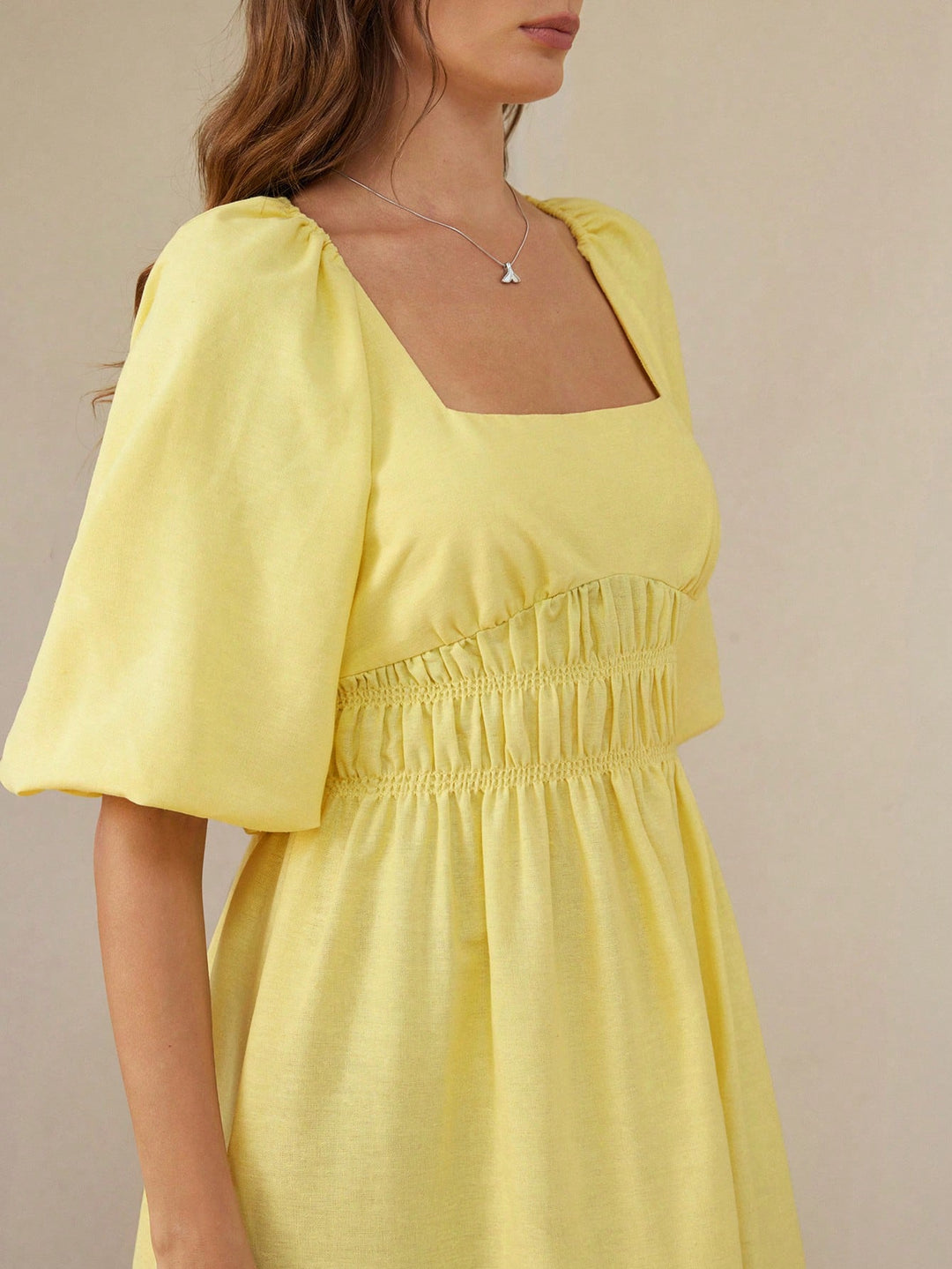 Rochie maxi SHEIN, galben