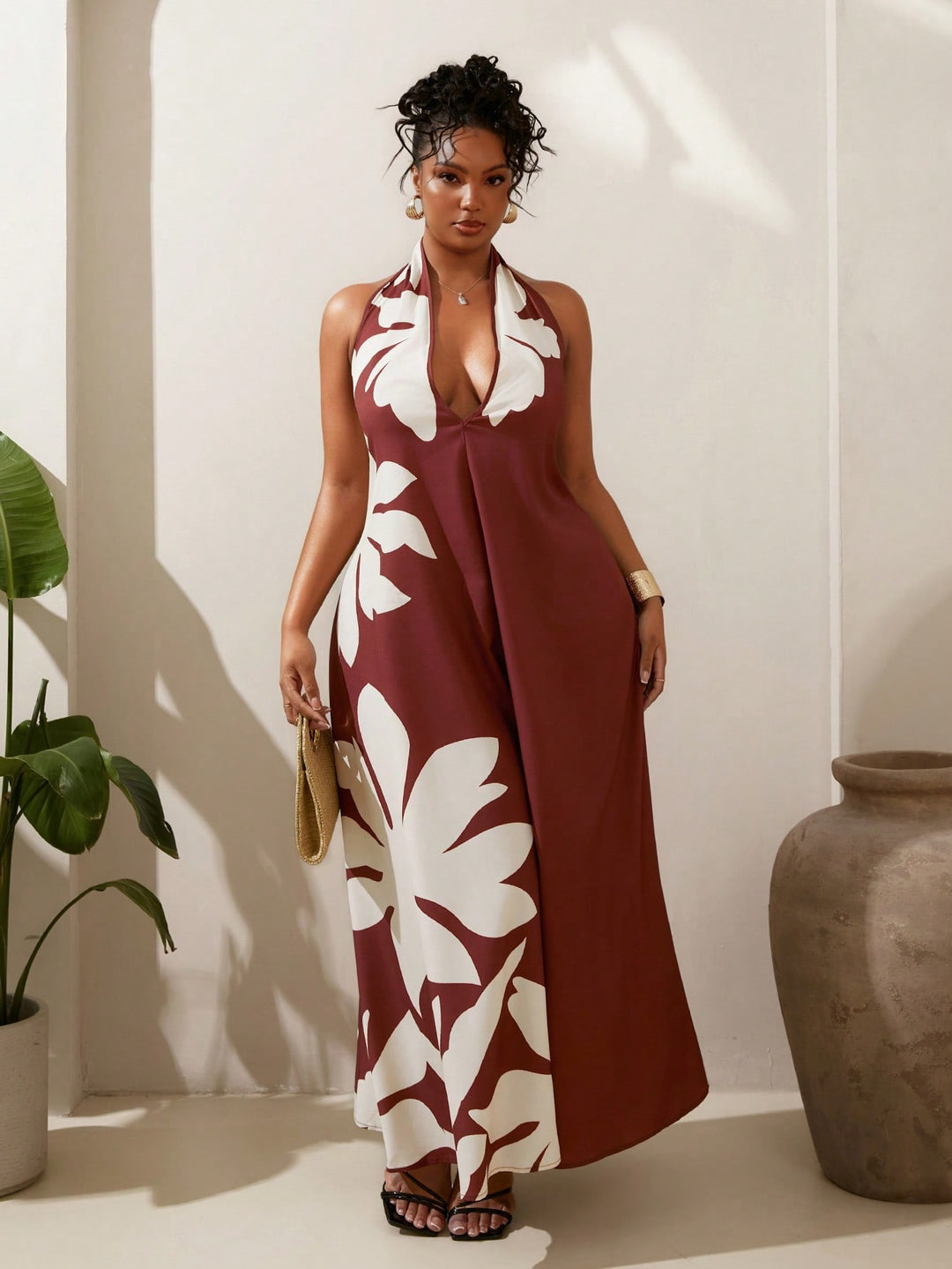 Rochie SHEIN, maro
